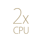 2x CPU