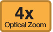 4x Optical Zoom