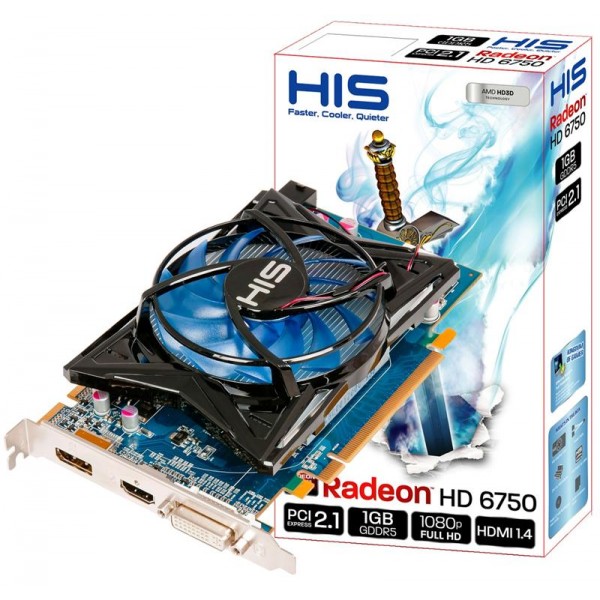 HIS Radeon HD 6750 1GB DDR5