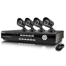 CCTV 4 Cameras DVR Complete Security Solution