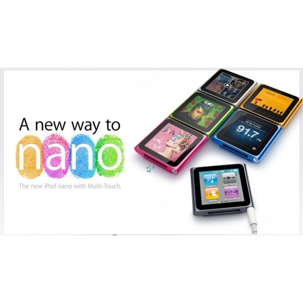 Apple iPod Nano With Multi-Touch 8GB